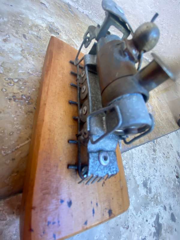 Vintage locomotive choo choo train Knysna souvenir steampunk yellowwood base