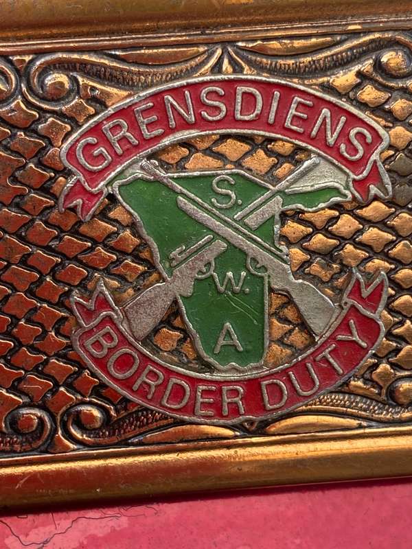 SWA border duty Grensdiens note pad paper holder
