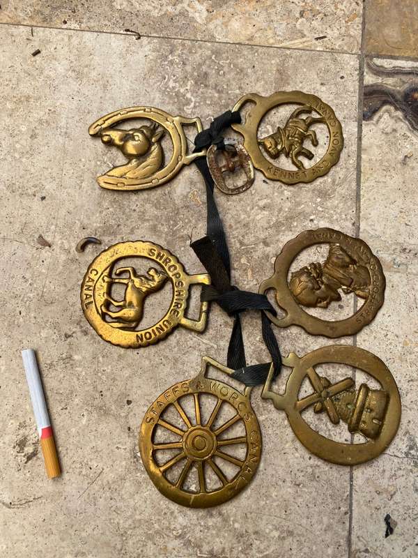 Horse brass lot of 6