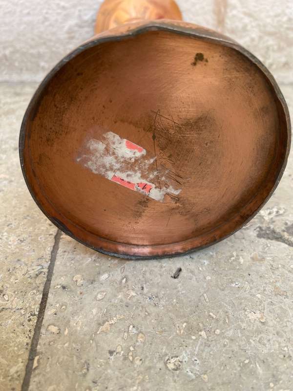Vintage Richard mead copper vase Rhodesia