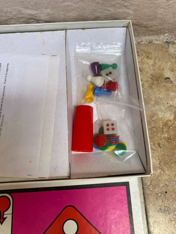 Vintage luno snakes and ladders by spears game