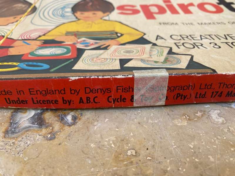 Vintage Spirograph spirotot Denys fisher complete
