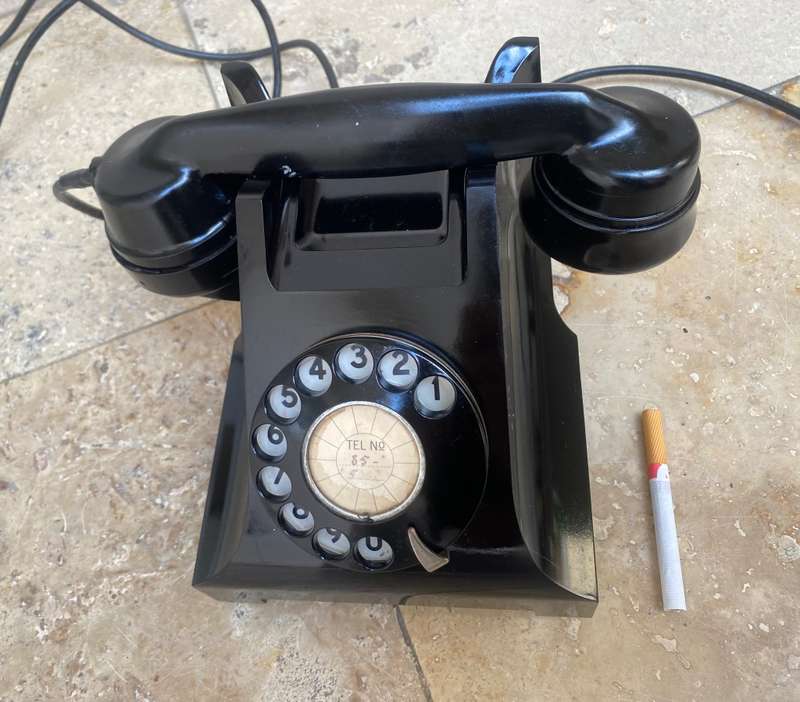 Vintage ATM Bakelite telephone