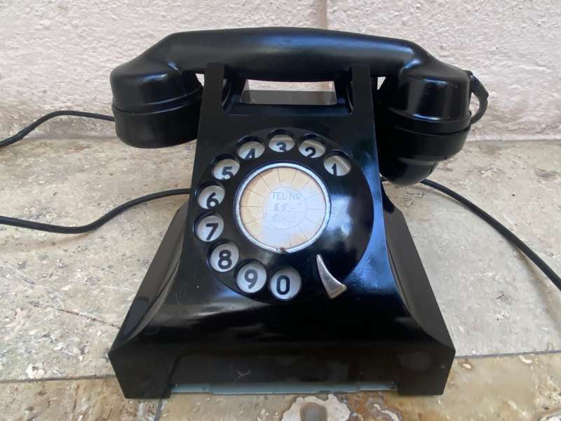 Vintage ATM Bakelite telephone