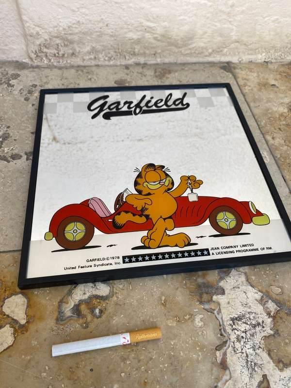 Vintage Garfield mirror