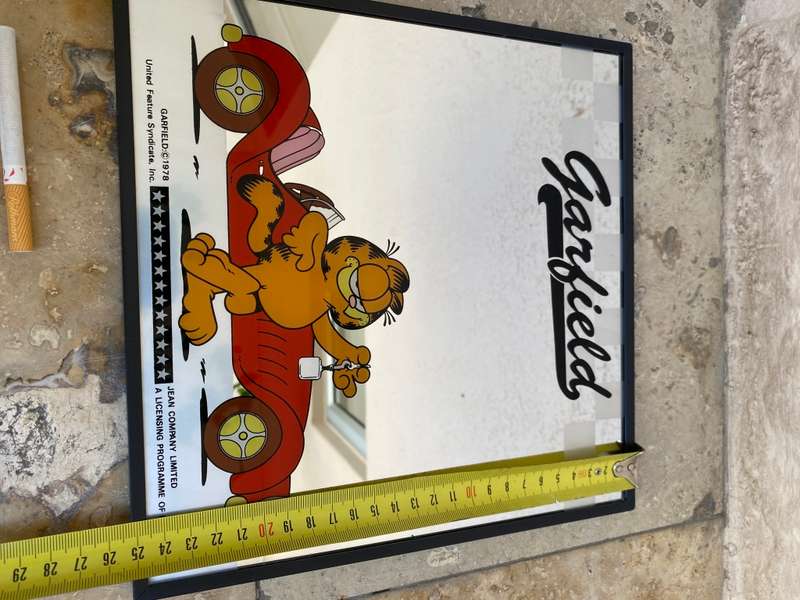 Vintage Garfield mirror