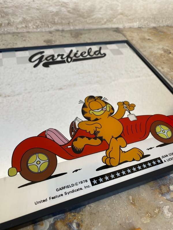 Vintage Garfield mirror
