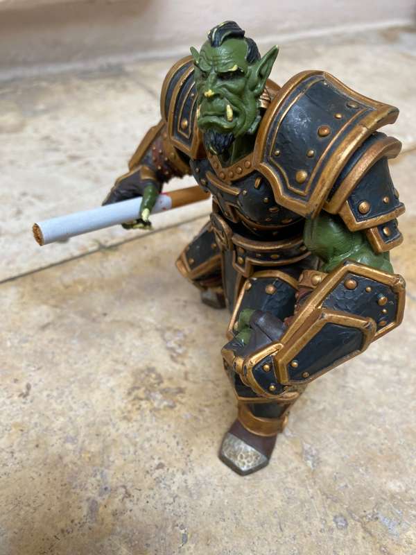 Vintage Thrall blizzard Warcraft 2002 action figure