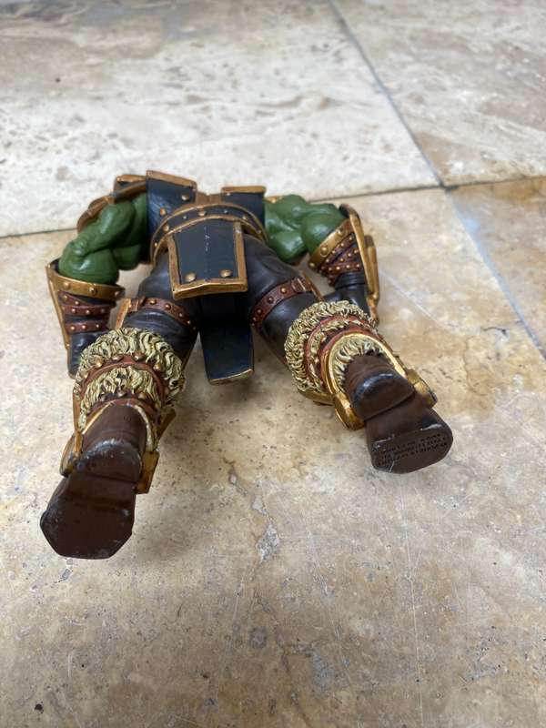 Vintage Thrall blizzard Warcraft 2002 action figure