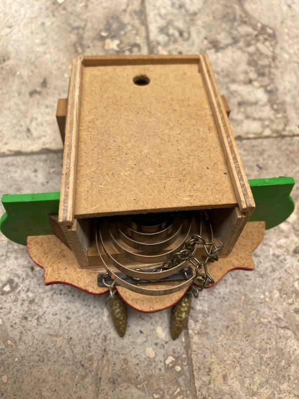 Vintage cuckoo clock tlc sold as spares