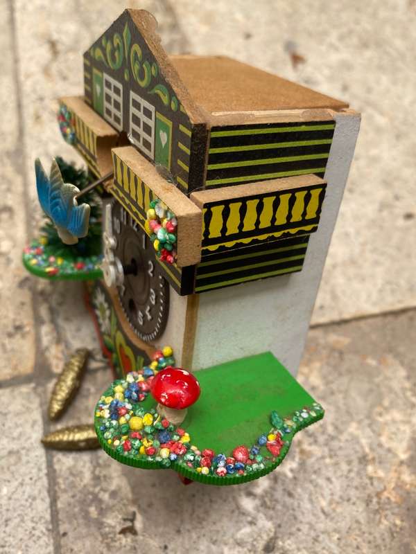 Vintage cuckoo clock tlc sold as spares