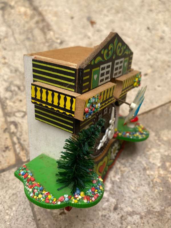 Vintage cuckoo clock tlc sold as spares