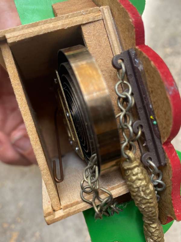 Vintage cuckoo clock tlc sold as spares