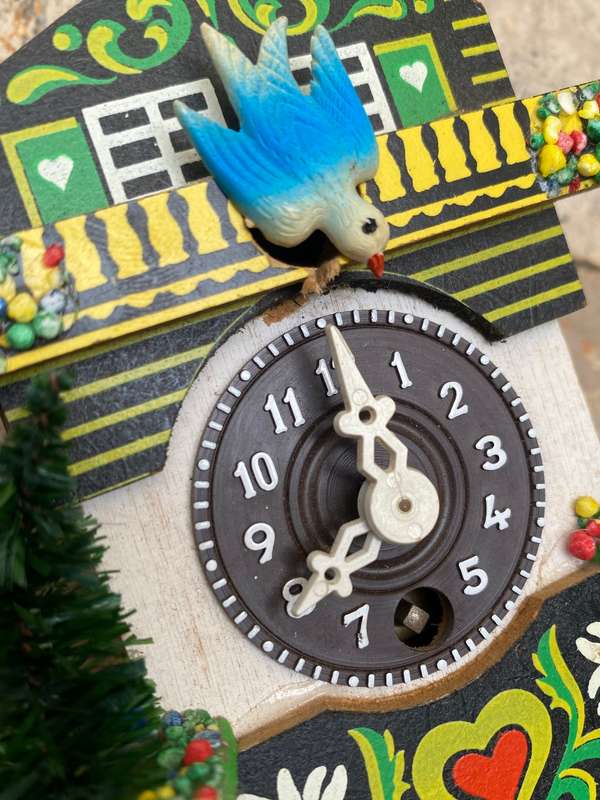 Vintage cuckoo clock tlc sold as spares