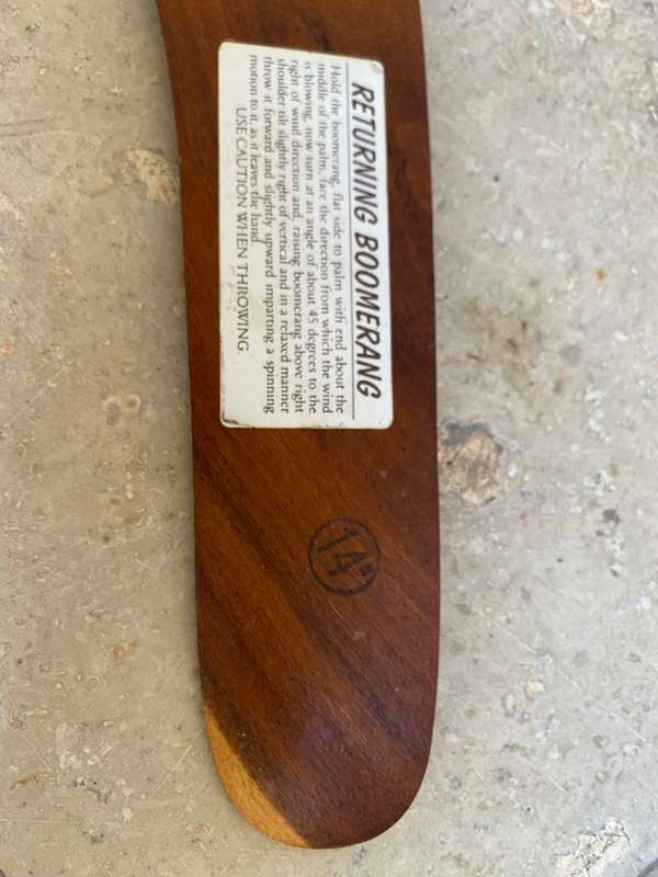 Vintage hunting boomerang lot of 3