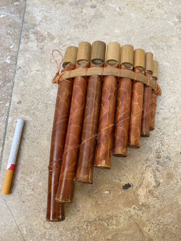 bamboo pan pipe panpipe flute 8 pipes