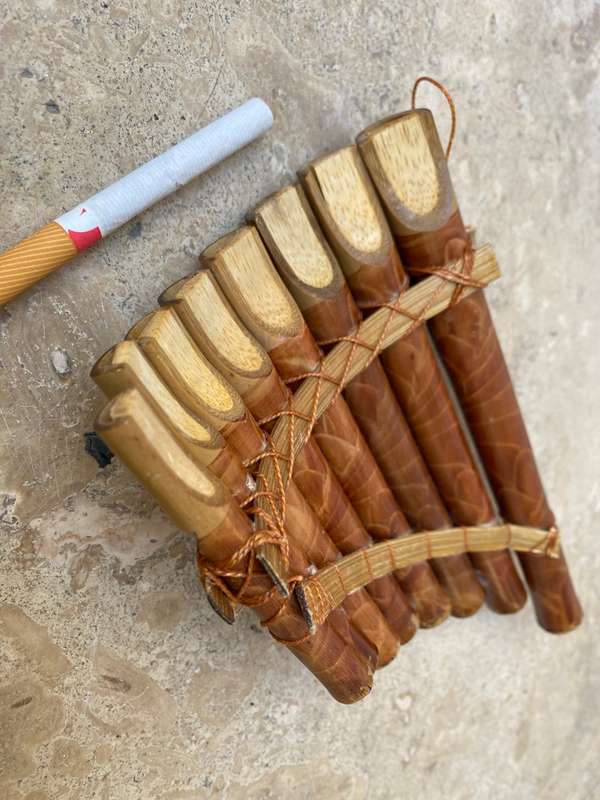 bamboo pan pipe panpipe flute 8 pipes