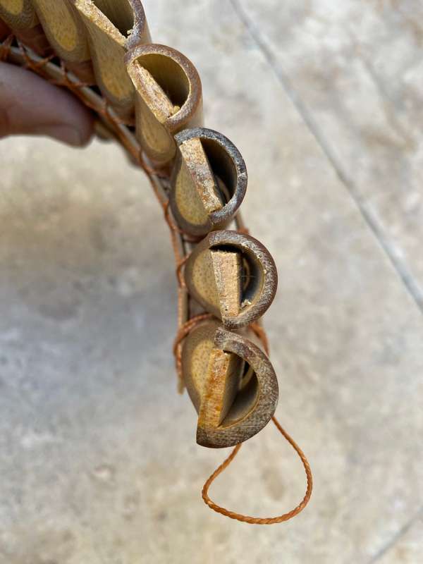 bamboo pan pipe panpipe flute 8 pipes