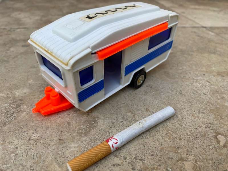 Vintage caravan toy Lucry no 4549 Hong Kong