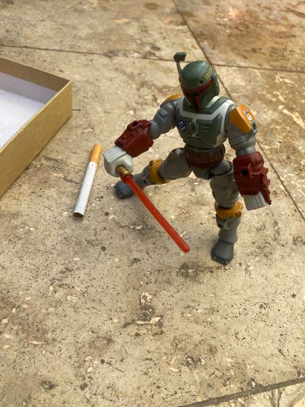 Star Wars hasbro LFL Boba Fett bounty hunter action figure