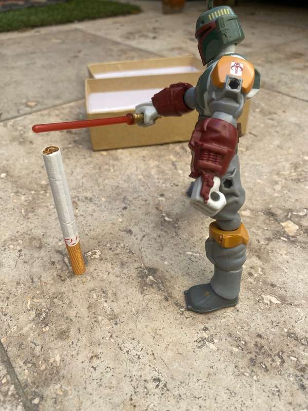 Star Wars hasbro LFL Boba Fett bounty hunter action figure