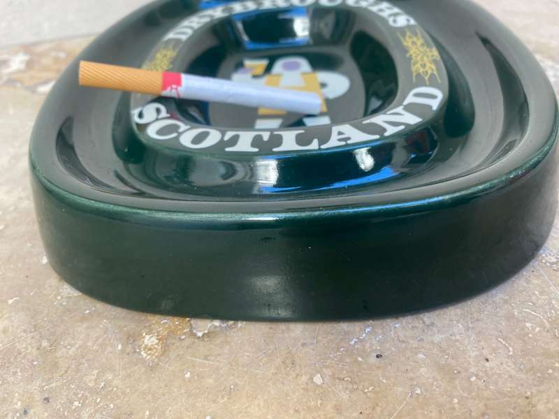 Vintage Drybroughs ashtray Bristol pottery ashtray