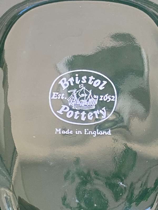 Vintage Drybroughs ashtray Bristol pottery ashtray