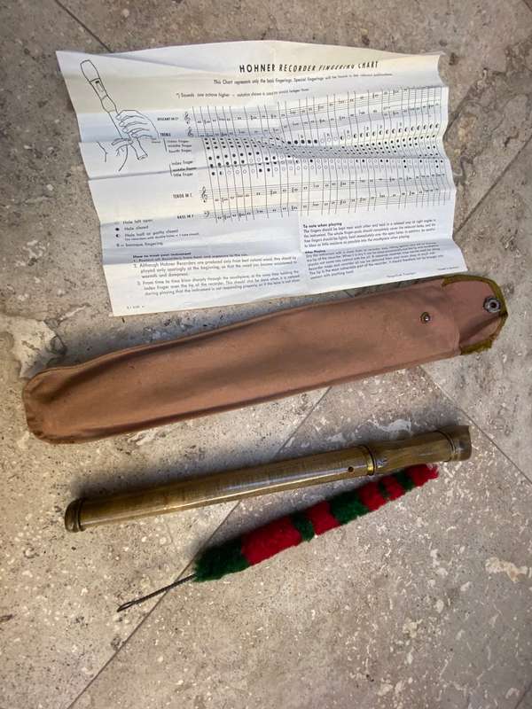 Vintage woodwind hohner recorder Germany