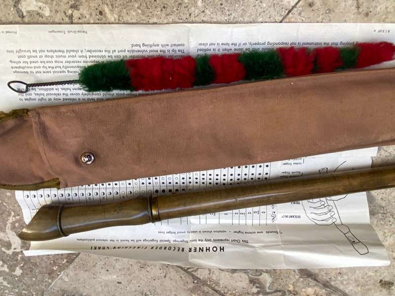 Vintage woodwind hohner recorder Germany