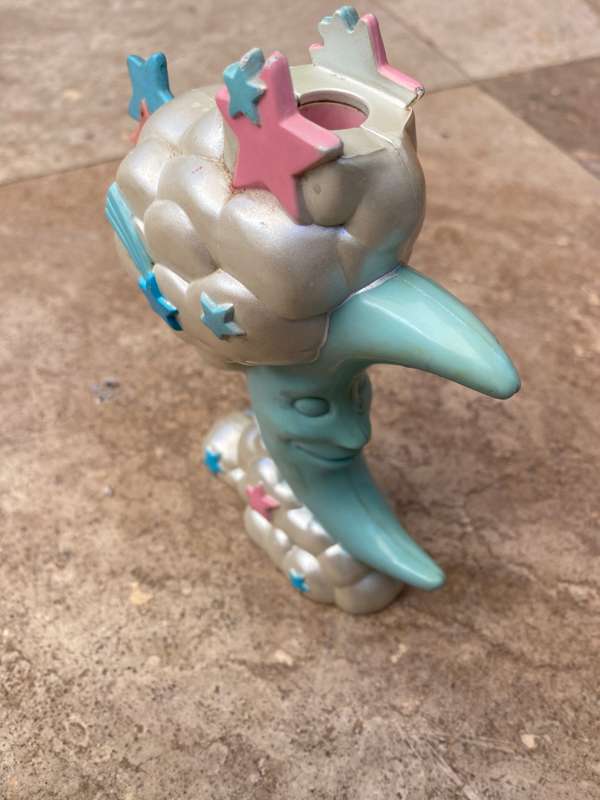 Vintage sky dancer moon face base pvc 90s