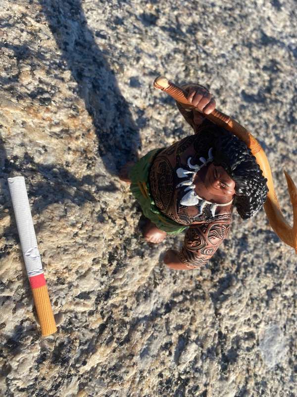 Disney Moana Maui figure with magic fish hook  Jakks toys PVC