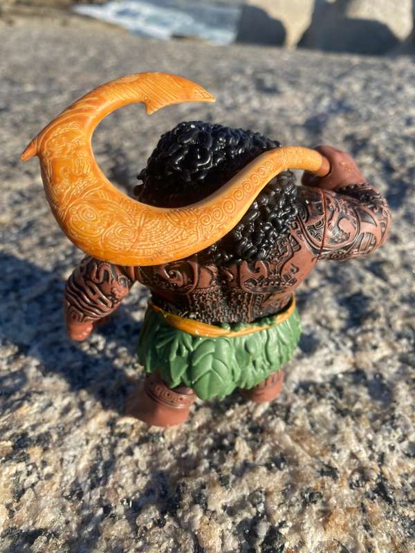 Disney Moana Maui figure with magic fish hook  Jakks toys PVC
