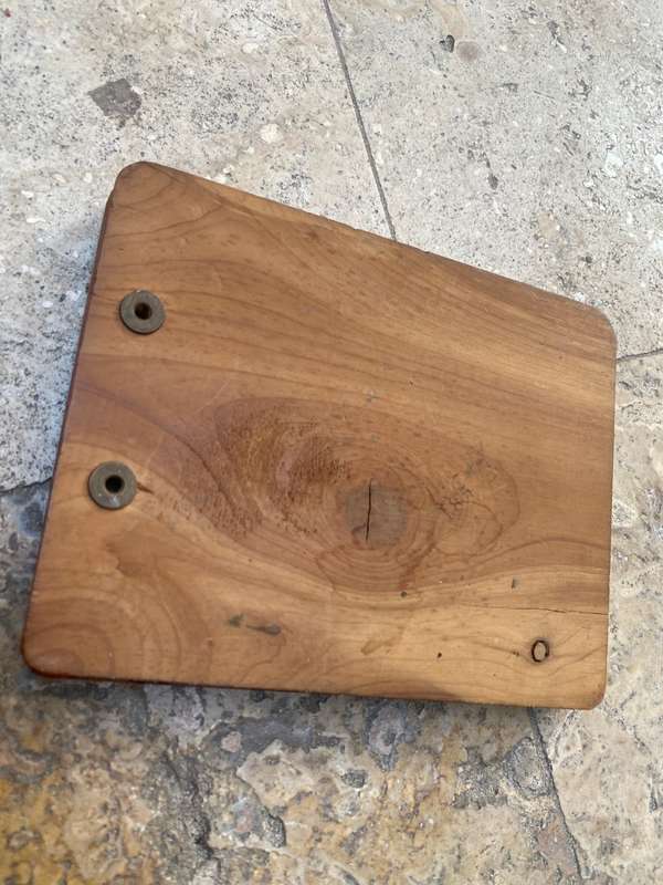 Vintage autograph wood book