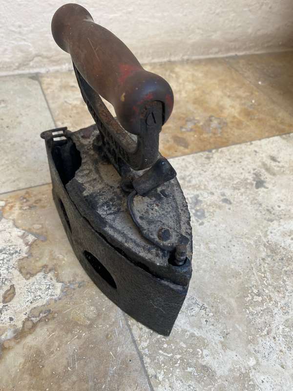 Vintage iron Phoenix Foundry Ltd Johannesburg - Antique Coal Iron
