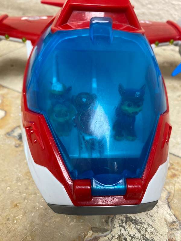 Paw patrol air patroller plane  with pup figure buddies  lot of 5