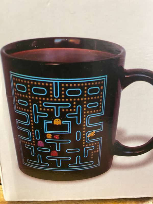 PAC MAN  heat changing mug