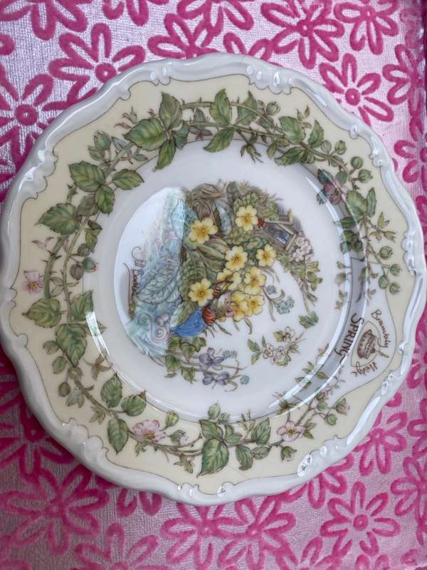 Royal Doulton Brambley Hedge Summer series porcelain bread plate