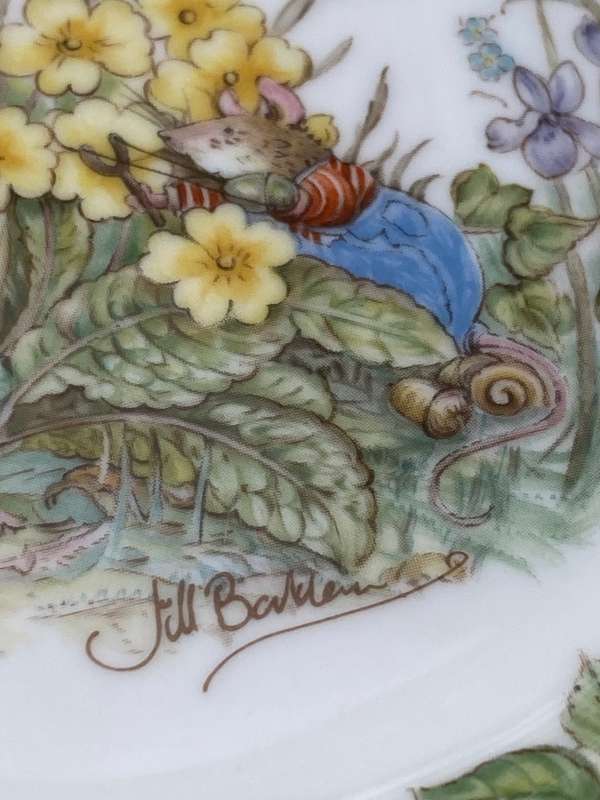 Royal Doulton Brambley Hedge Summer series porcelain bread plate