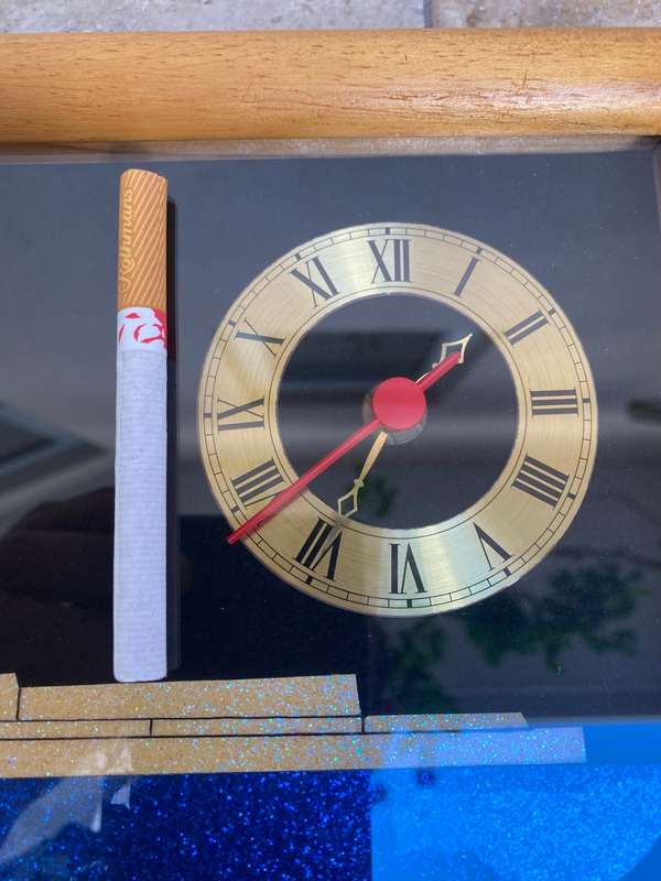 Vintage ship clock  MS Achille Lauro