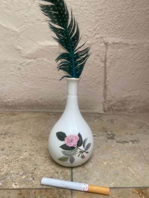 Wedgwood Hathaway Rose Bud Vase bone china