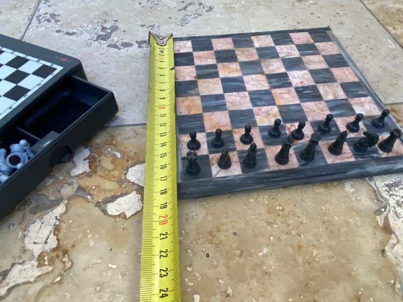 Vintage Novag escort computed chess set sold as spares  with granite board
