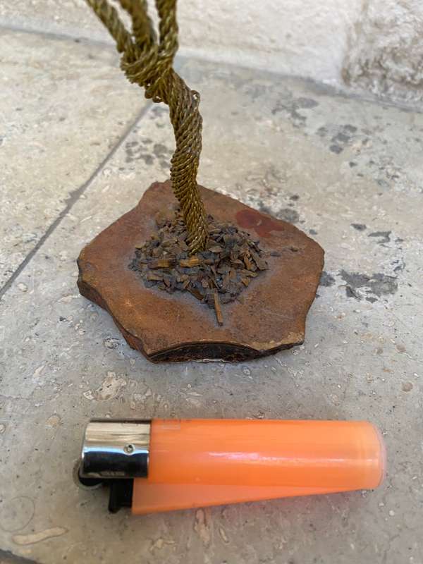 Semi-Precious Stone brass twisted wire Tree