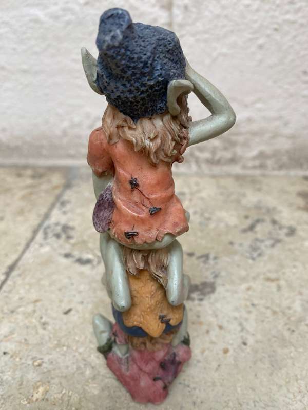 Anthony fisher pixie see hear speak no evil figurine elf statue