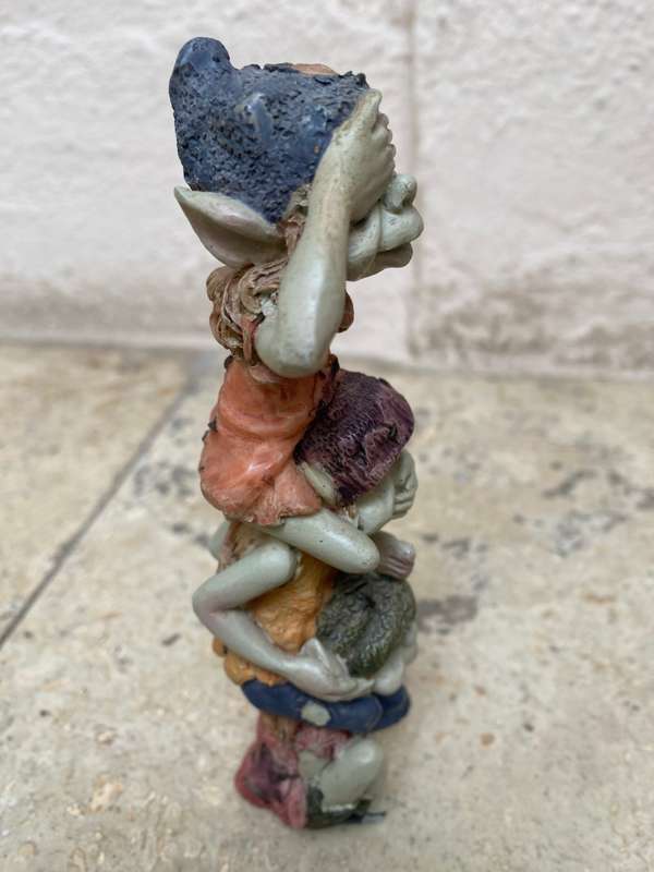 Anthony fisher pixie see hear speak no evil figurine elf statue