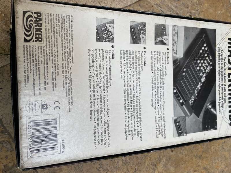 Vintage mastermind Parker hasbro 1994 complete