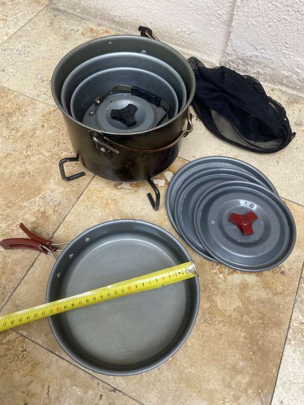 Camping pots Cookware Set Campmaster 10 pcs