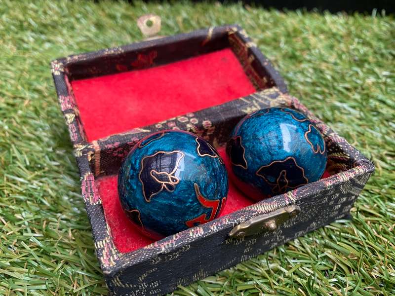 Vintage Chinese Baoding Health Balls. Sound Therapy/ Meditation Chime balls meditation