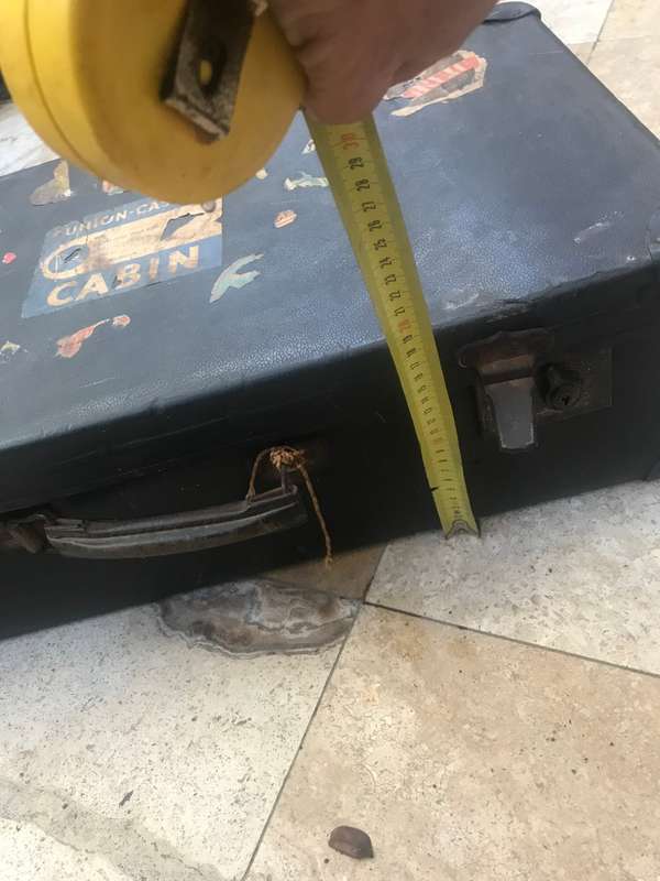 Antique luggage bag union castle cabin