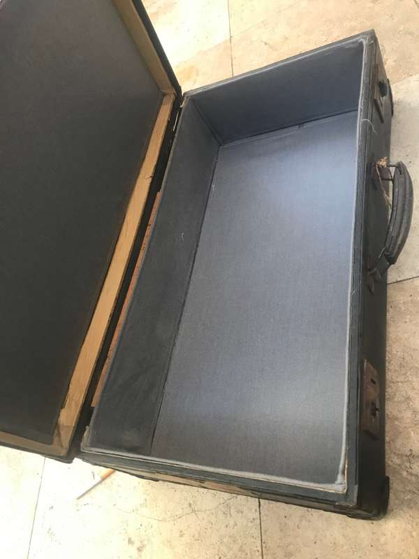 Antique luggage bag union castle cabin