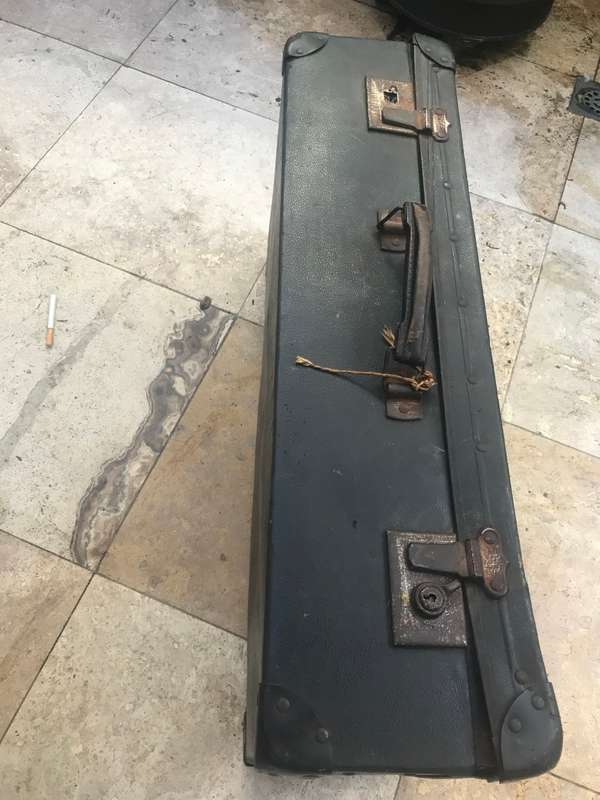 Antique luggage bag union castle cabin